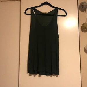 Dark green tank top